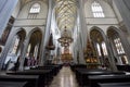 Interior of Saint Elizabeth Cathedral, Kosice, Slovakia Royalty Free Stock Photo