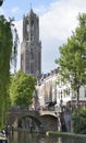 Dom Tower in Utrecht Royalty Free Stock Photo