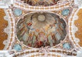 Beautiful frescos painted by Cosmas Damian Asam in Innsbruck cathedral