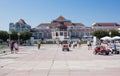 Dom Zdrojowy Spa House at the Baltic sea, near the Pier Molo, Sopot, Poland. Royalty Free Stock Photo