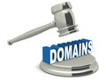 Domain auction Royalty Free Stock Photo