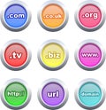 Domain buttons