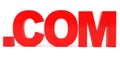 Domain . com Royalty Free Stock Photo
