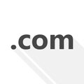 Domain COM sign icon. Top-level internet domain Royalty Free Stock Photo