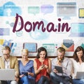 Domain Name Internet Online Network Connection Concept