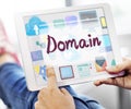 Domain Name Internet Online Network Connection Concept