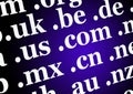 Domain names background