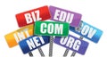 Domain names signs internet