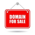 Domain for sale sign