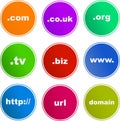 Domain sign icons