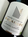 Domaine Le Champ Des Murailles Camin Nostre wine bottle label. Grand vin de Languedoc