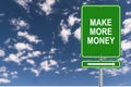 Make more money illustration Royalty Free Stock Photo