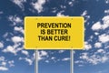 Prevention is better than cure graphic