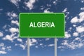 Algeria sign Royalty Free Stock Photo