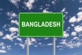 Bangladesh road sign