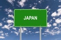 Green Japan Sign Royalty Free Stock Photo