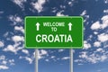 Welcome to croatia Royalty Free Stock Photo