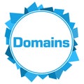 Domains Blue Random Shapes Circle