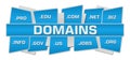 Domains Up Down Blue Squares