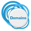 Domains Random Blue Rings