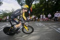 DYLAN VAN BAARLE (JUMBO-VISMA NED) in the time trial stage at Tour de France 2023.