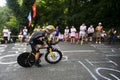 DYLAN VAN BAARLE (JUMBO-VISMA NED) in the time trial stage at Tour de France.
