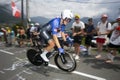 SÃREN KRAGH ANDERSEN (ALPECIN-DECEUNINCK BEL) in the time trial stage at Tour de France 2023. Royalty Free Stock Photo