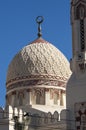 Dome of Abu El-Abbas El-Morsi Mosque, Alexandria, Egypt. Royalty Free Stock Photo