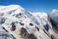 Dome and Aiguille du Gouter Royalty Free Stock Photo