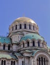 Dome of the Alexander Nevski Cathedral in Sofia Royalty Free Stock Photo