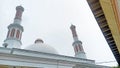 dome of aliyah mosque karawang, west java Royalty Free Stock Photo