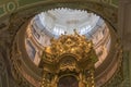 Dome and Altar in St Peter and Paul Cathedral St Petersburg Russia Royalty Free Stock Photo