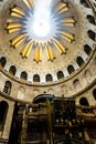 The Dome of the Anastasis above the aedicule a small chapel which encloses the Holy Sepulchre