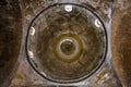 Dome in ancient Hagia Irene church in Topkapi Royalty Free Stock Photo