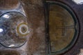 Dome and apse with cross in Hagia Irene church Royalty Free Stock Photo