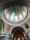 Dome in the Basilic of Esztergom Royalty Free Stock Photo