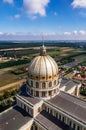 Dome of Basilica of Our Lady in Lichen, Poland Royalty Free Stock Photo