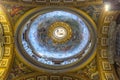 Dome in Basilica of St. Peter in Vatican Royalty Free Stock Photo