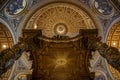 The dome of the basilica in the Vatican Italy