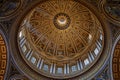 The dome of the basilica in the Vatican Italy