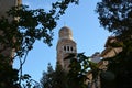 The dome of the bell tower of Church Madonna dell Orto against the sky in Italia in Venice. Royalty Free Stock Photo