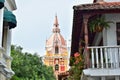 Dome of the Cartagena Cathedral on a sunny day