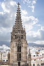 Dome of Cathedral of the Holy Cross and Saint Eulalia in Barcelona Royalty Free Stock Photo