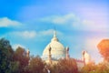 Dome of the cathedral Saint Louis. The temple is located on the top of Birsa hill near the ruins of the ancient city of Carthage Royalty Free Stock Photo