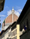 Dome of the Cathedral of Saint Mary of the Flower, Florence, Italy Royalty Free Stock Photo