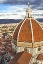 Dome of Cathedral Santa Maria del Fiore Royalty Free Stock Photo