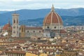 Dome of Cathedral of Santa Maria del Fiore. Florence, Italy Royalty Free Stock Photo