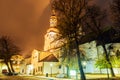 Dome Cathedral in Tallinn, night view Royalty Free Stock Photo