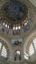 Dome of the catholic cathedral.  Barcelona, Spain Royalty Free Stock Photo