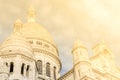 Dome of a catholic church. Montmartre near Basilica Sacre Coeur designed by Paul Abadie, 1914 - Roman Catholic Church